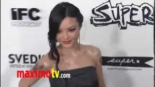 Tila Tequila Gorgeous In Black // SUPER Premiere Red Carpet ARRIVALS