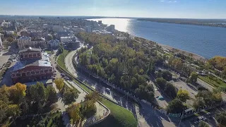 Неповторимая самарская осень в центре города: вид сверху. 2016.