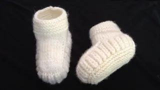 How To Knit Baby Booties For Beginners(Step By Step)