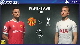 FIFA 22 - Manchester United Vs Tottenham Hotspurs - Premier League Full Match - PS5 4K Gameplay