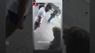 Dan Bilzerian feeding a bear