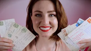 ASMR - Looking At Postcards (whispered)