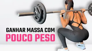 Por isso eu treino COM POUCO PESO E GANHO MASSA MUSCULAR