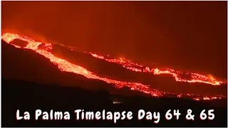 La Palma Volcano Timelapse Day 64 & 65