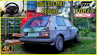 Forza Horizon 5 -4k Volkswagen Golf GTI MK1 Restoration Gameplay