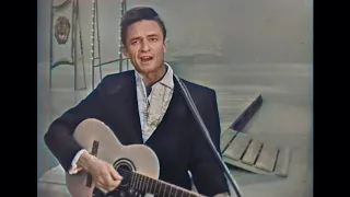 Johnny Cash - Ring of Fire Live TV 1964 (Colorized)