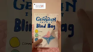 genshin impact blind bag! 💙✨ #diy #blindbag #craft #papercraft #papersquishy #asmr #genshinimpact