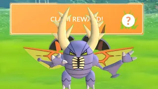 wow 🤩 Shiny mega pinsir in pokemon go.