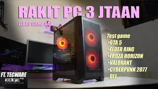 RAKIT PC 3 JUTAAN buat main GTA5, Froza, Elder Ring, Cyberpunk, VALORANT| FT.TECWARE EDGE M2 PRO