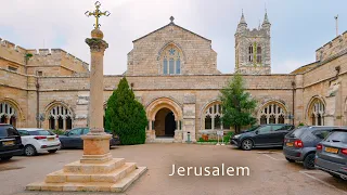 Christian Quarter Today and Unique Footage of St. George's Cathedral in East Jerusalem.