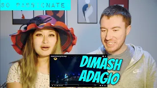 "THIS IS ANOTHER LEVEL!!" ADAGIO - DIMASH **REACTION**