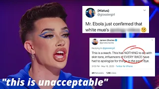 people are BOYCOTTING james's new makeup show.. (messy)