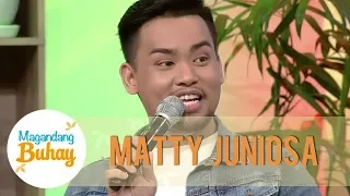 Matty shares how he discovered his talent at his mother's office | Magandang Buhay