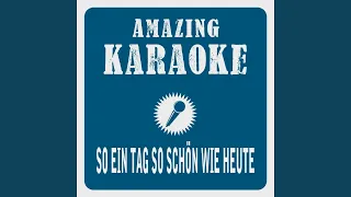 So ein Tag so schön wie heute (Karaoke Version) (Originally Performed By De Boore & Bärchen)