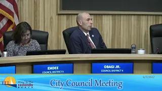 Redondo Beach City Council Meeting Part2 June 7, 2022