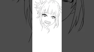 Drawing Himiko Toga (My Hero Academia) / Рисование Химико Тога (Моя геройская академия) #shorts