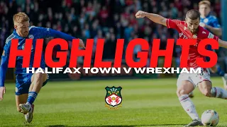 HIGHLIGHTS | Halifax Town v Wrexham