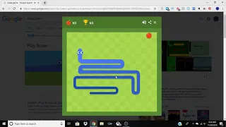 Trying to make a google snake AI