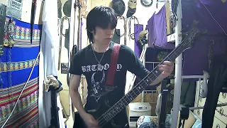 bass cover Children of bodom 'your days are numbered'