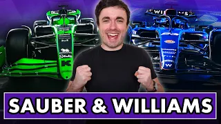 Our reaction to Sauber’s EXCITING new 2024 livery (and Williams)