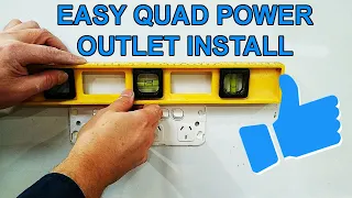 Everyone NEEDS a Quad Outlet at Home DIY Full Installation Procedure. Australian Version