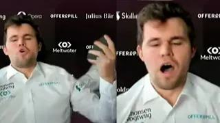 Magnus Carlsen Gets Angry and Talks to Himself After He Blundered His Extra Pawn in Winning Endgame