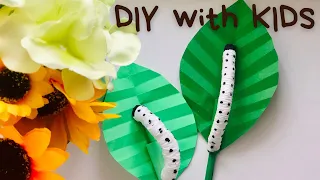 Caterpillar Kids Paper Craft