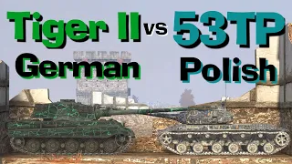 WOT Blitz Face Off || Tiger II vs 53TP Markowskiego