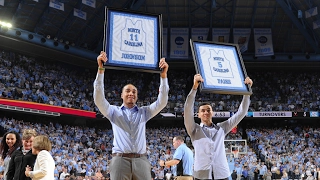 UNC Men's Basketball: Marcus Paige & Brice Johnson Honored