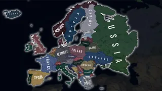 Europe Battle Royale 2024 - HOI4 Timelapse