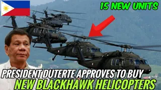 WOW! President Duterte Approves to buy 15 new Blackhawk Helicopters! All Huey Helicopters to retire!