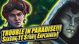 Trouble In Paradise!!! Apex Season 11 Story EXPLAINED!!! Horizon and Ash Backstory + Apex Lore