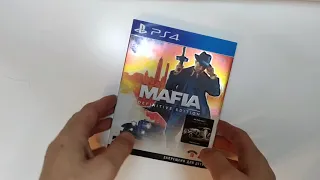 MAFIA DEFINITIVE EDITION РАСПАКОВКА. MAFIA DEFINITIVE EDITION UNBOXING PS4 RUS