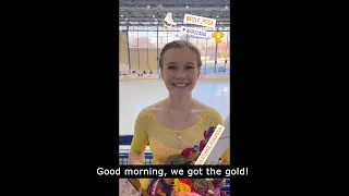 [ENG SUB] Ekaterina Kurakova – "My home is Poland" Interview after Warsaw Cup 2022