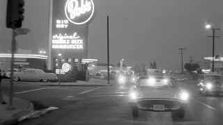 Driving from Burbank to North Hollywood in 1959