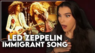 THIS IS ICONIC!! First Time Reaction to Led Zeppelin - "Immigrant Song"