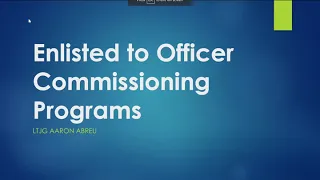 Enlisted to Commissioning Programs (Navy)