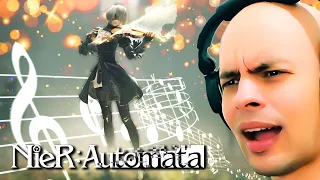 Composer reacts: Weight of the World/the End of YoRHa | Nier Automata