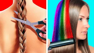 30 LAZY HACKS FOR YOUR HAIR || Easy Hairstyles by 5-Minute DECOR!