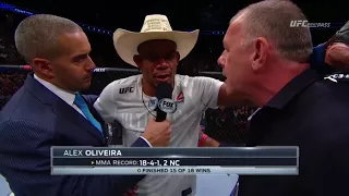 Fight Night Glendale: Alex Oliveira Octagon Interview