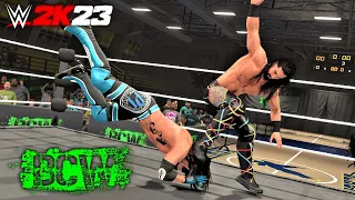 WWE 2K23 - Seth "Freakin" Rollins vs. AJ Styles - UpUpDownDown Championship Match (BCW)