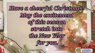 Christmas greetings 2023 video | Christmas greetings, wishes, message, quotes | merry x-mas