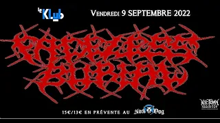 FACELESS BURIAL  (Australie)  Live Paris, Le Klub  09 09 2022