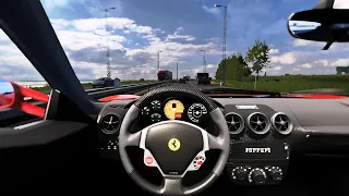 Safe Driving With Ferrari F430 | Euro Truck Simulator 2