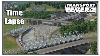 Time lapse | Transport Fever 2 Перестройка станции Изобильный (жд игры)