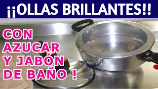 🌺 OLLAS BRILLO ESPEJO con éstos 2 productos, fácil y rápido, una terapia  para el alma !