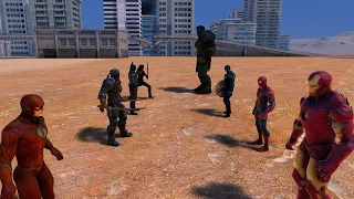 JUSTICE LEAGUE vs THE AVENGERS - UEBS Ultimate Epic Battle Simulator