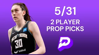 5/31 PRIZEPICKS | BEST 2 WNBA PLAYER PROPS + 2 BONUS CSGO PICKS