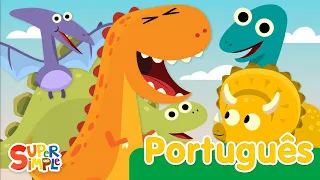 10 Dinossaurinhos | Canções Infantis | Super Simple Português