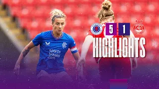 HIGHLIGHTS | Rangers Women 5-1 Aberdeen | 20 Aug 2023